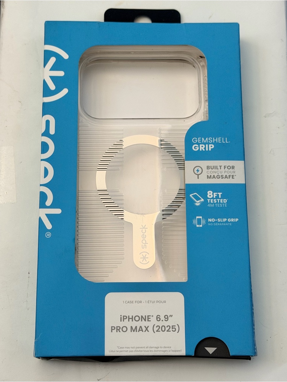 Speck Gemshell Grip Clear Case for iPhone 17  6.9" Pro Max (2025)